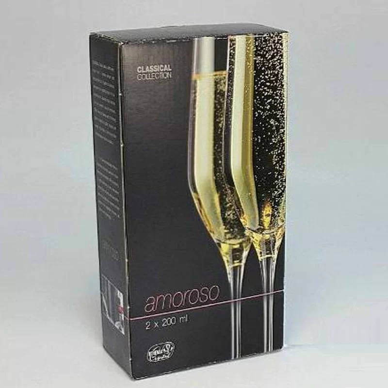 Бокалы для шампанского Bohemia аморосо 200мл (2штуки) 40651/M8441/200