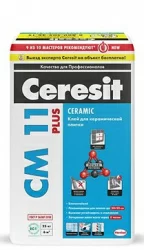 Клей для плитки Ceresit CM 11 Plus 25 кг