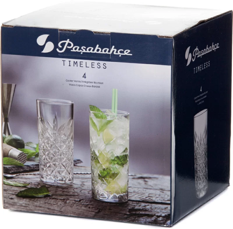 Набор стаканов Pasabahce timeless 450мл 4штуки 52800