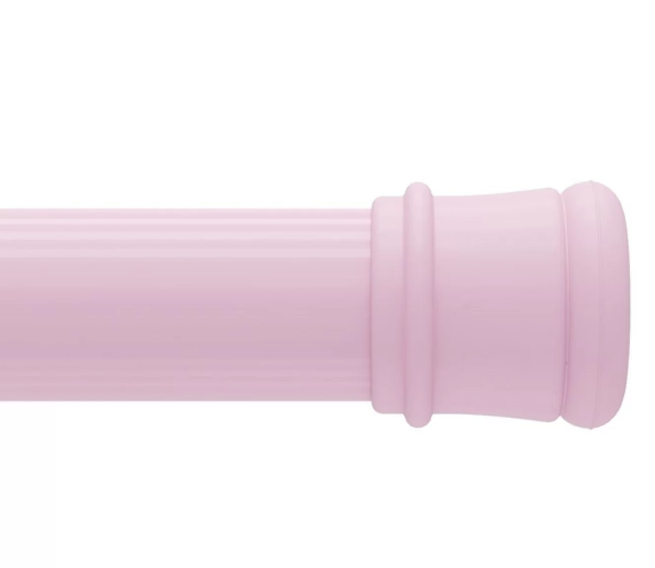 Карниз для ванной Weterm 110-200 алюминиевый розовый