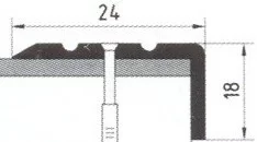 Порог-угол 24 мм 0.9 м ОС-008