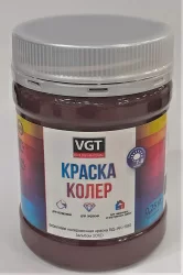 Колер краска VGT 0.25 кг темно-коричневый