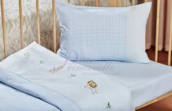 Комплект постельного белья детский Primavelle Zoo голубой 115124260-V18