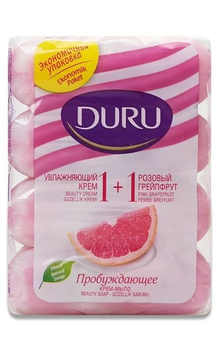 Крем-мыло Duru 1+1 грейпфрут 4х80г