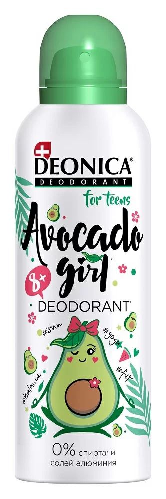 Дезодорант спрей Deonica for teens 150мл avocado girl