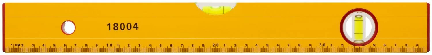 Уровень Fit 400мм 2глазка желт.
