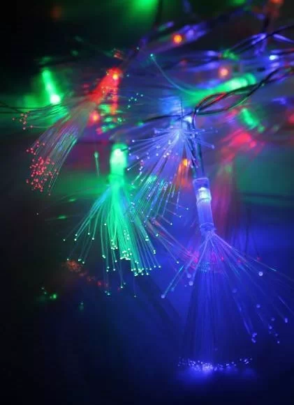 Электрогирлянда интерьерная Космос Кисточки светодиодная, разноцветная, 40 ламп, 5.4 м GIR40LED-RGB 