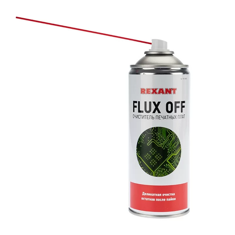 Очиститель печатных плат Rexant Flux off 400мл 85-0003