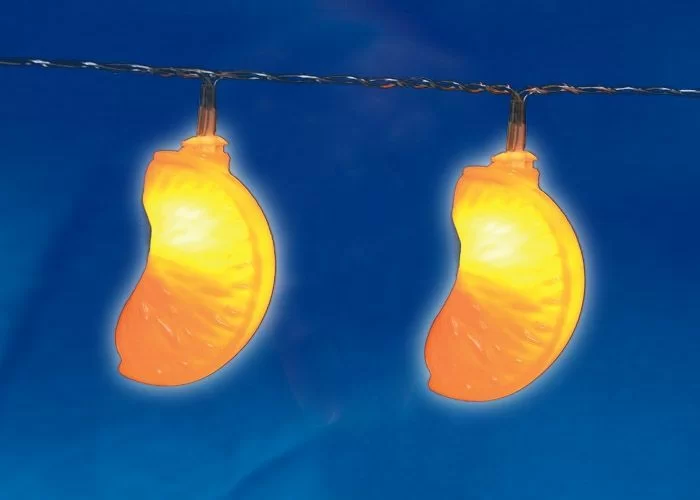 Электрогирлянда интерьерная Uniel Апельсин светодиодная, 10 диодов, 4 м ULD-S0400-010/STB/2AA warm white orange