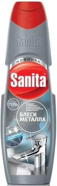 Sanita Гель чистящий Блеск металла 500 г