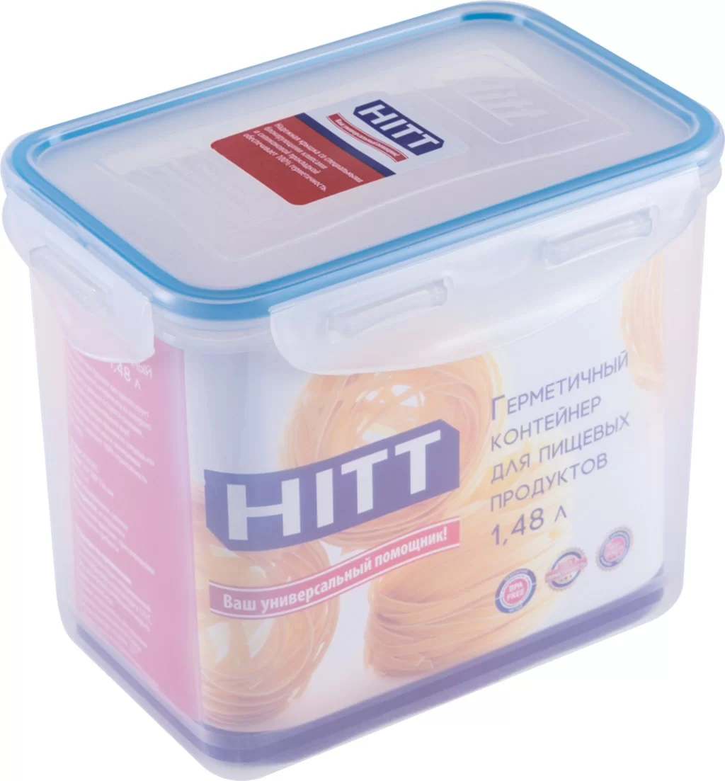 Контейнер для продуктов Hitt 1.48л герметичный прямоугольный H241015