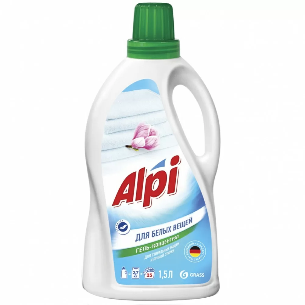 Гель-концентрат для стирки Grass Alpi White gel 1.5 л