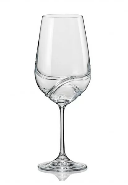 Бокал-декантер для вина Bohemia Crystal Турбуленция 550млх 2 штуки 40774/550/2