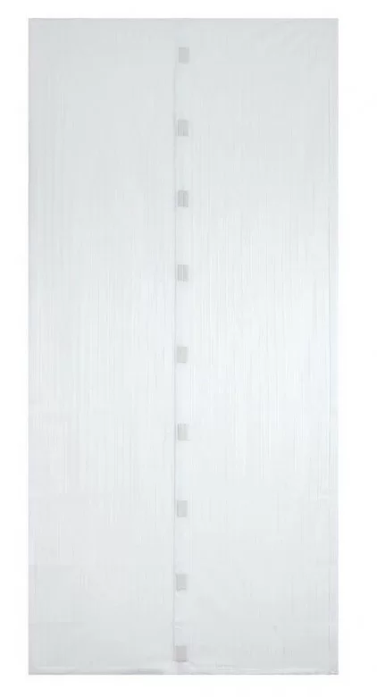 Москитная сетка Еврогарант белая для двери на магнитах полиэстер 100х210см 