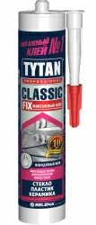 Клей монтажный Tytan Professional Classic Fix каучук прозрачный 310 мл