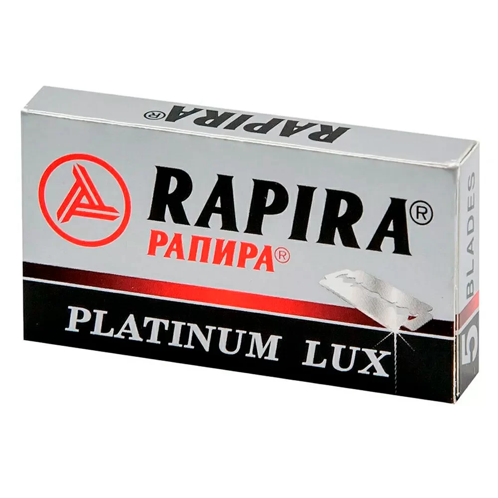 Бритва Rapira platinum lux классическая Т-образная +лезвия 5шт