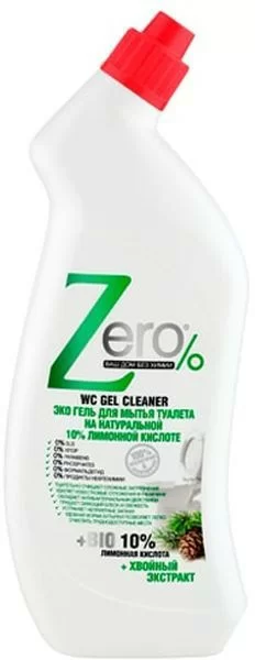 Zero гель для мытья туалета 750мл лимон/хв.экстр