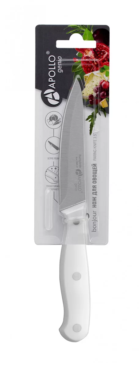 Нож для овощей Apollo genio bonjour 9см