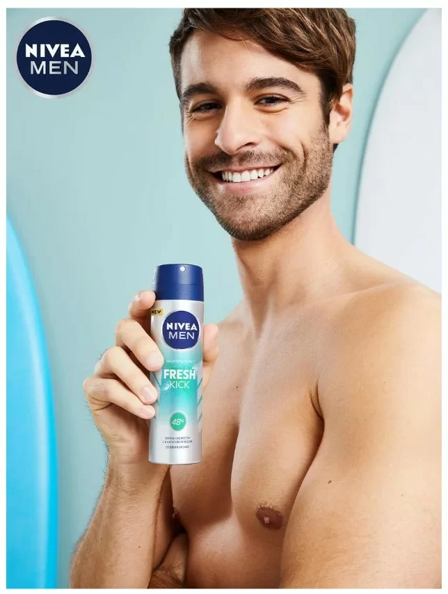 Дезодорант-спрей  Nivea эффект свежести мужской 150мл