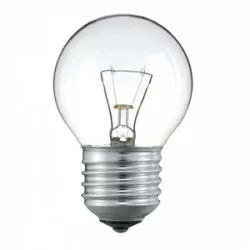 Лампа Philips p45 60w e27 cl шар прозрачный