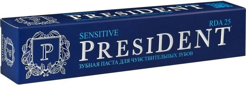 Зубная паста президент сенситив 75мл д/чув.зубов
