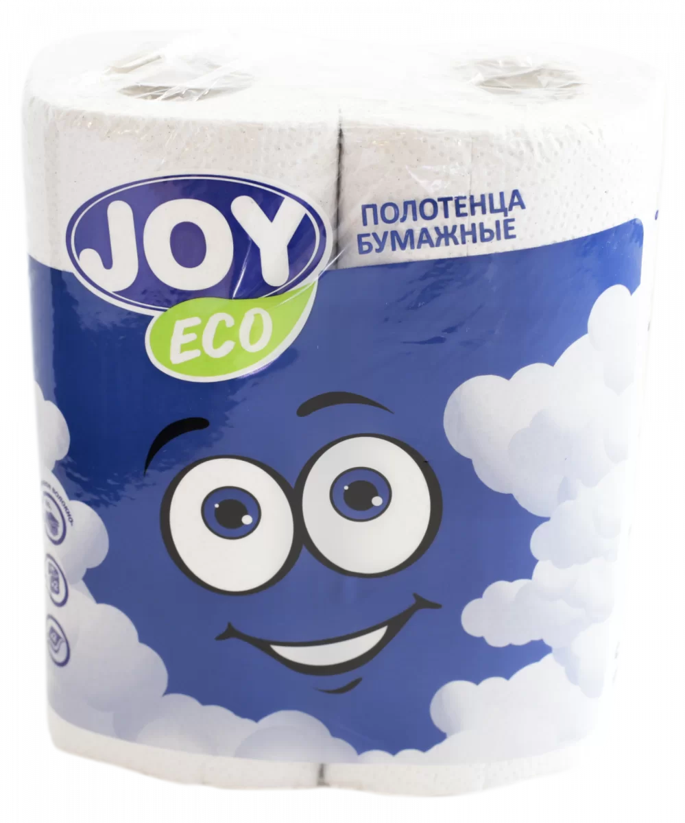 Полотенца бумажные Joy Eco 2сл 2шт