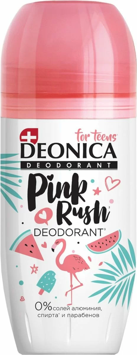 Антиперспирант Deonika for teens pink rush 50мл