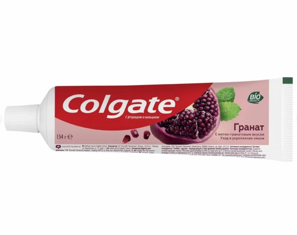 Зубная паста Colgate с мятно-гранатовым вкусом 100мл