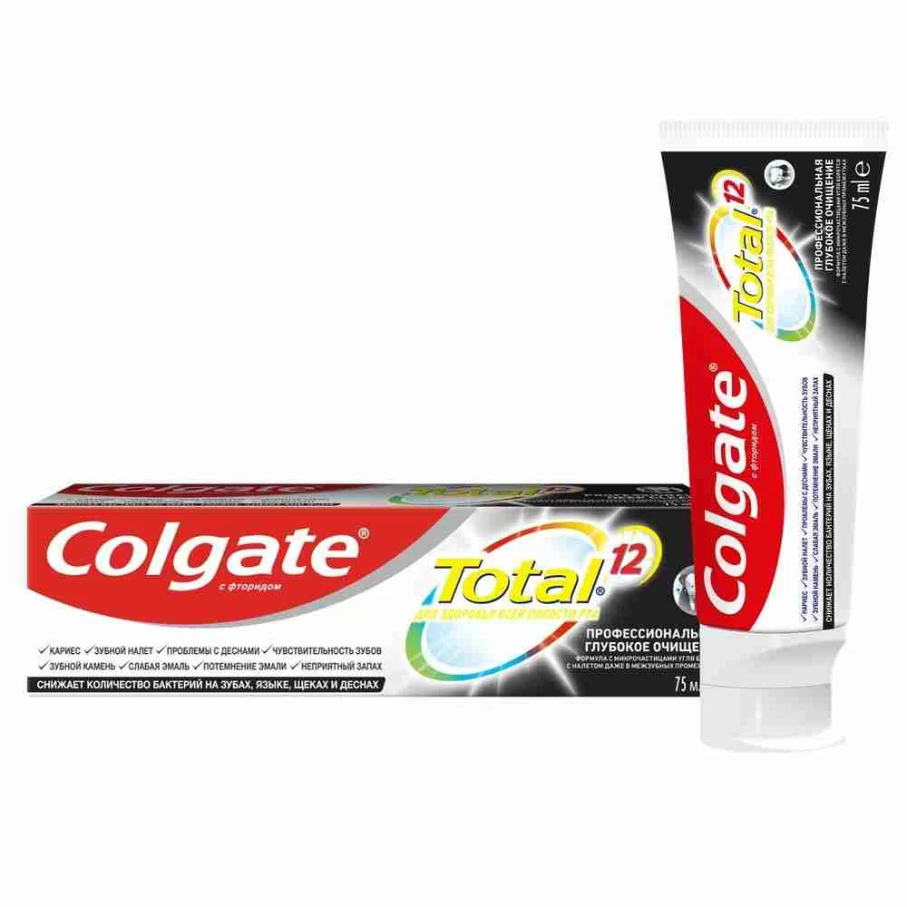 Зубная паста Colgate Total Глубокое очищение 75мл