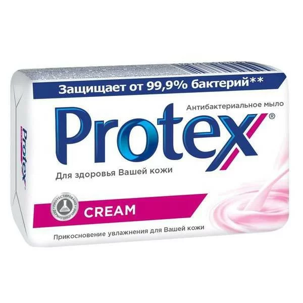 Мыло туалетное Protex crem антибактериальное 90г