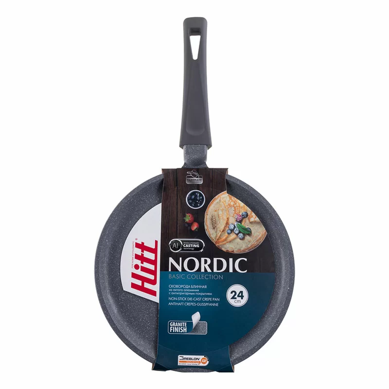 Сковорода блинная Hitt Nordic 24см HN0824
