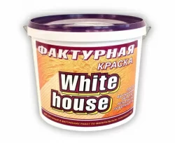 Краска фактурная White House  9 кг белая