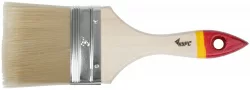 Кисть флейцевая Курс Модерн 3"/75 мм искусственная щетина деревянная ручка 00867 