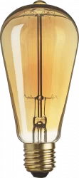 Лампа накаливания Navigator NI-V-ST64-SC17-60-230-E27-CLG 71957