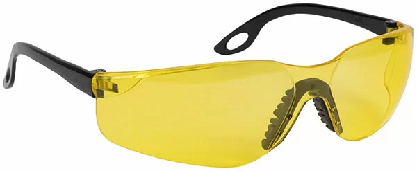 Очки защитные fit с дужками желтые