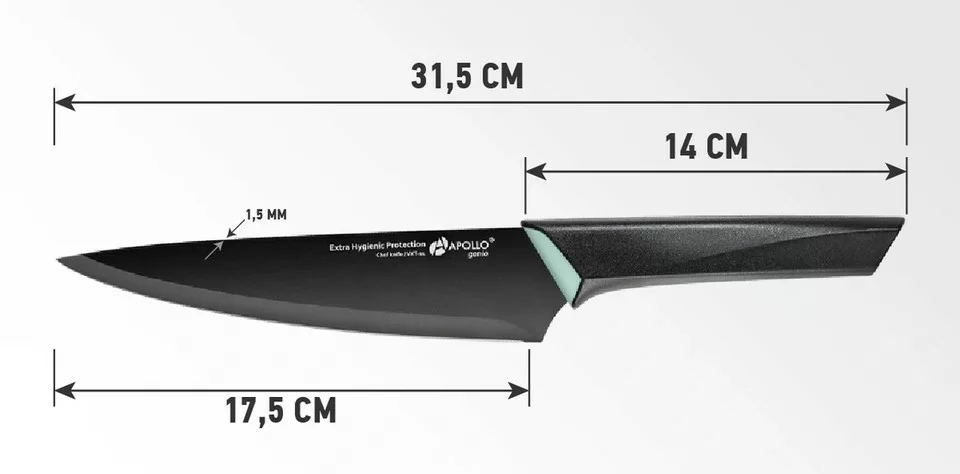 Нож филейный Apollo genio vext 17.5см