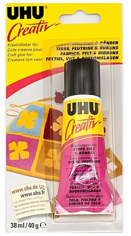 Клей для ткани, шерсти и лент UHU Creativ 38 мл 