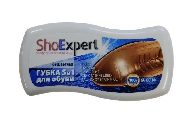 Губка для обуви ShoExpert волна бесцветный