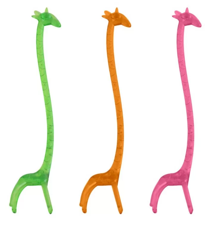 Палочки Мультидом для размешивания коктейлей жираф 6шт