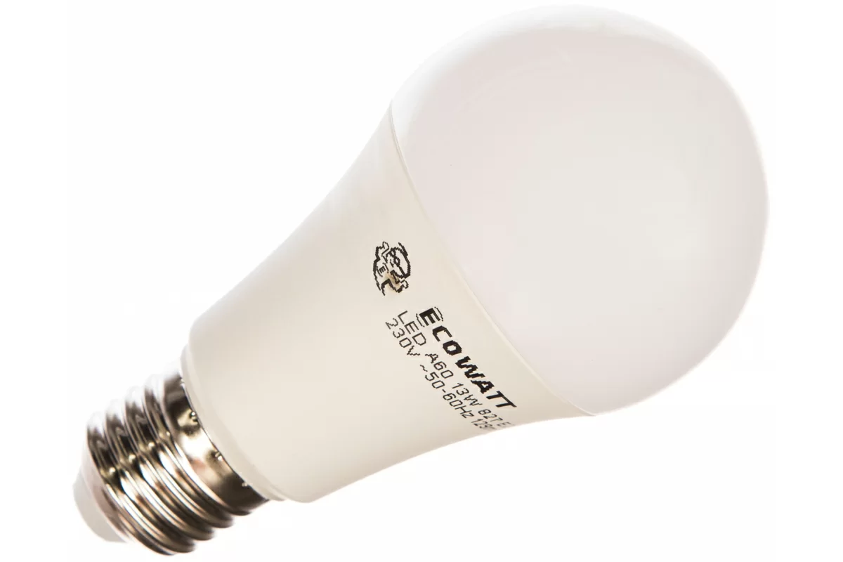 Светодиодная лампа Ecowatt led a60 е27 13w 2700к
