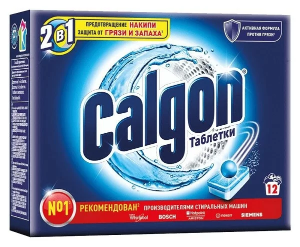 Calgon средство от накипи таблетки 12шт.д/стир.машин