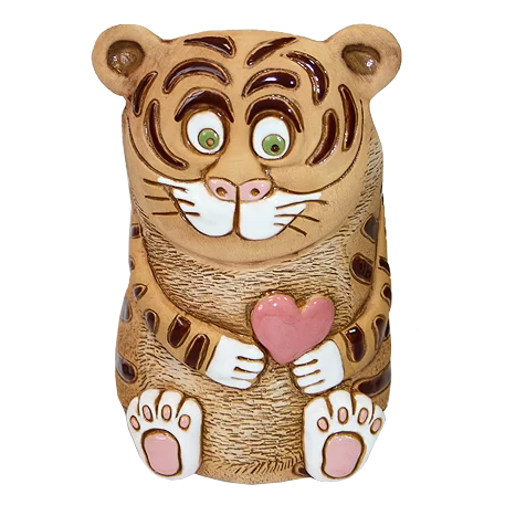 Кашпо Тигр с сердцем 1 л