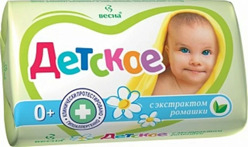 Мыло туалетное детское весна с экстр.ромаш.90г