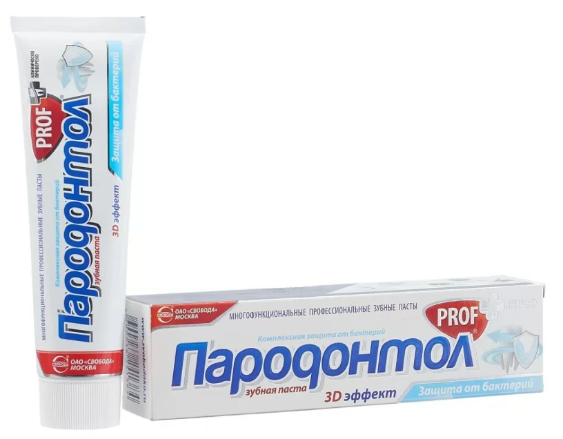 Зубная паста Парадонтол prof максимальная свежесть 124мл