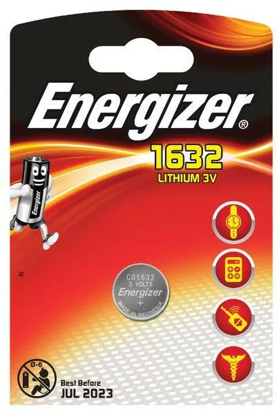 ENERGIZER Батарейки Таблетки Ultimate Lithium CR1632 BP1 блистер 1 шт