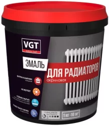 Эмаль для радиаторов VGT 1 кг супербелая вд-1179 