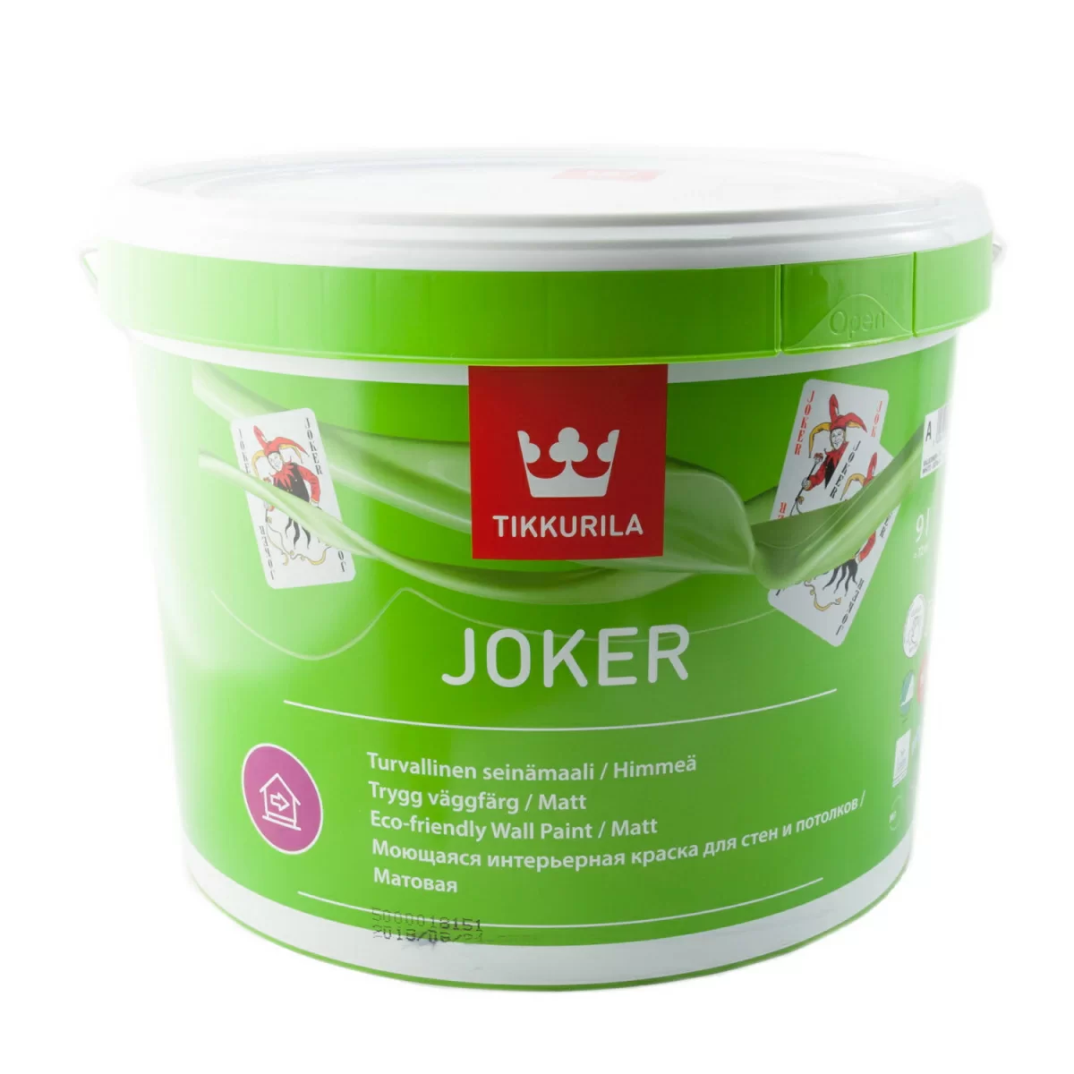 Tikkurila joker краска гипоаллергенная для интерьеров матовая база a 9л