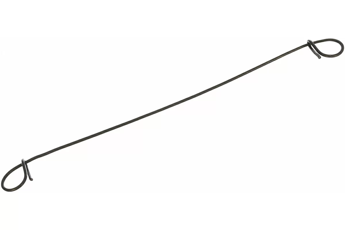 Проволока для вязки арматуры с кольцами (низкоуглеродистая сталь, черная, 1,2x140 мм) 100 шт FIT IT