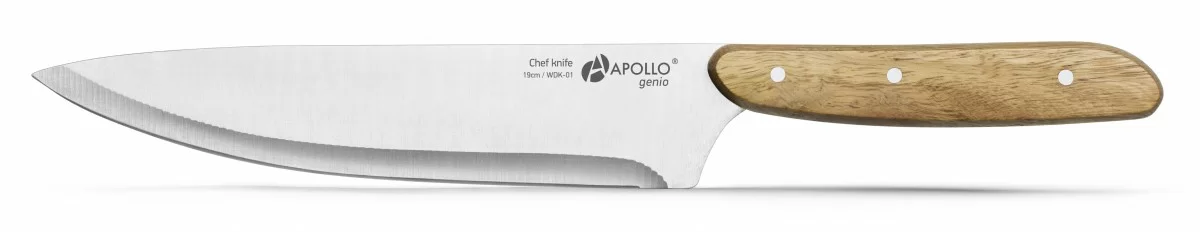 Нож поварской Apollo genio woodstock 19см