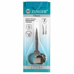 Ножницы для ногтей закругленные заточеные Zinger